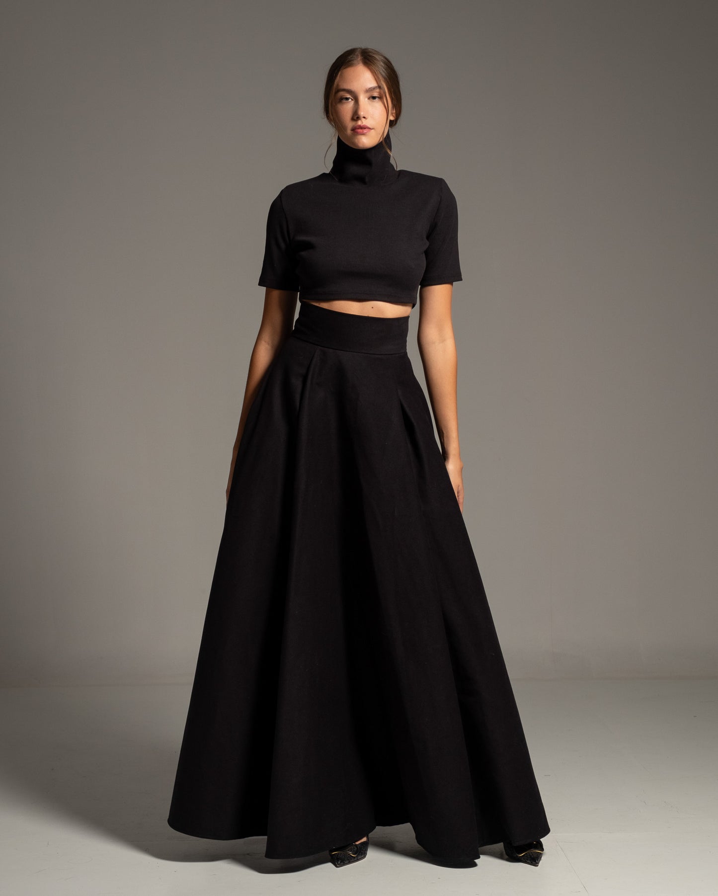 High-Waisted Maxi Skirt