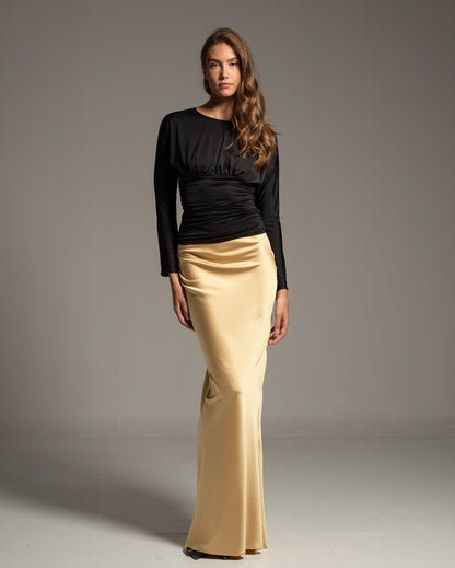 Satin Maxi Skirt