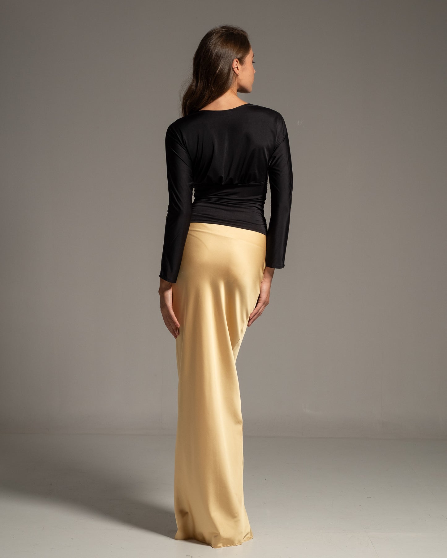 Satin Maxi Skirt