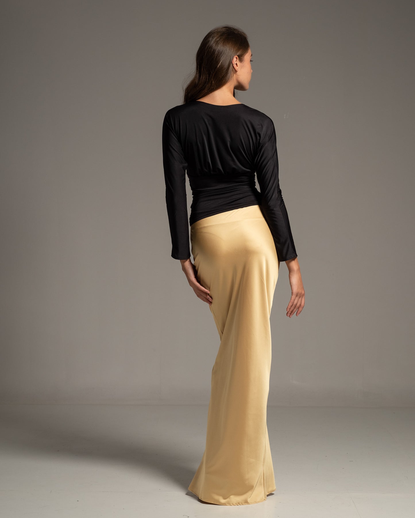 Satin Maxi Skirt