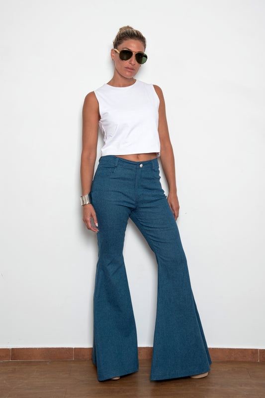 High Waist Flared Jeans