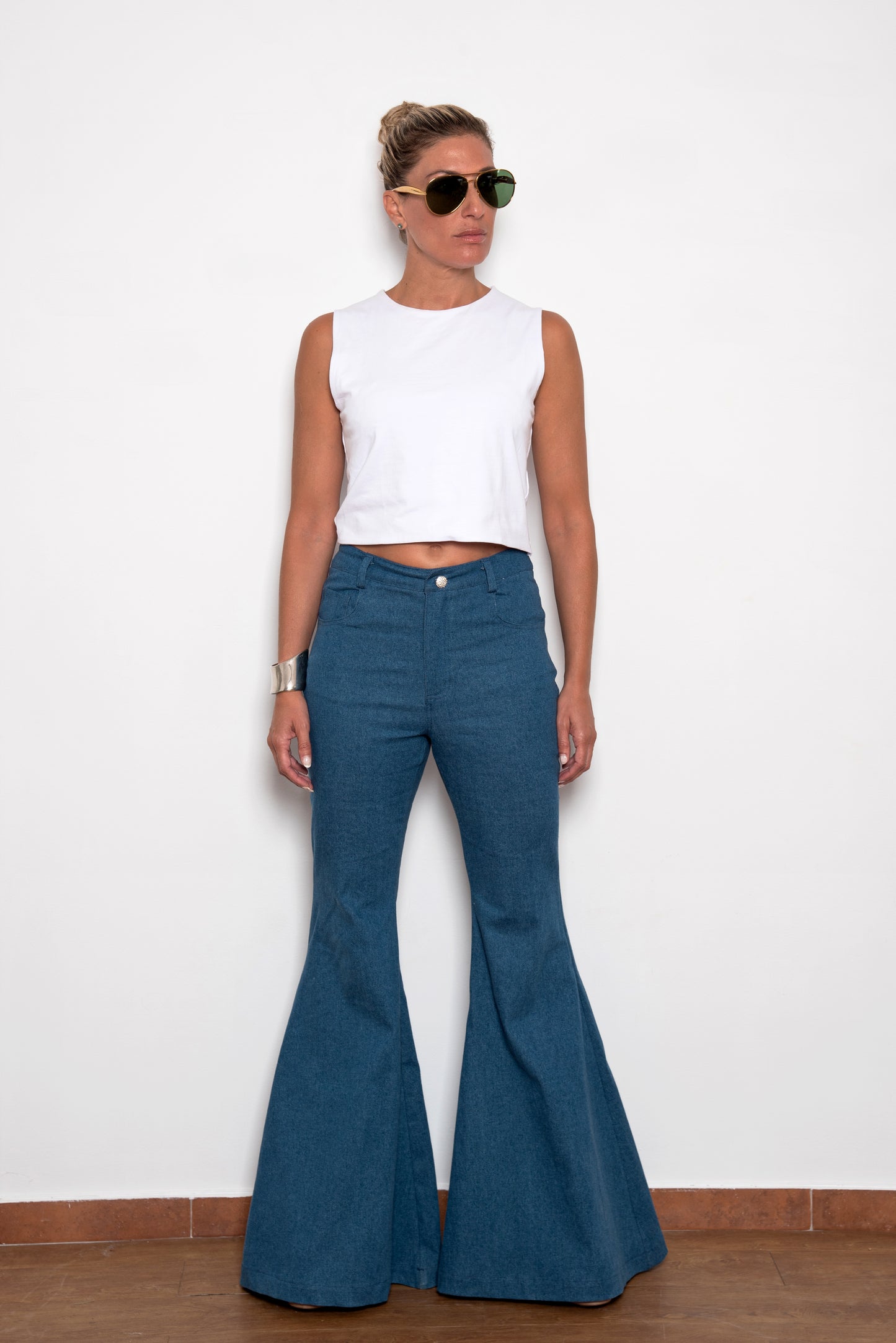 High Waist Flared Jeans