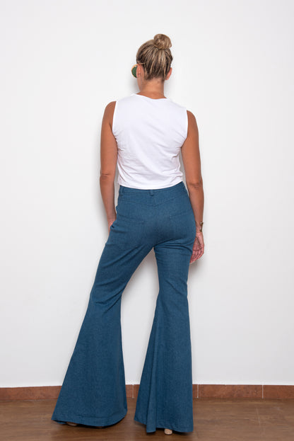 High Waist Flared Jeans